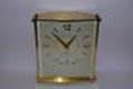 horloge de cheminee en laiton jaz annees 1960 n